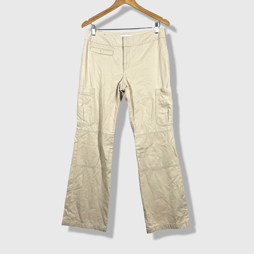 Banana Republic Cargo Pants Women 6 Beige Y2K Gorpcore Utilitarian Streetwear